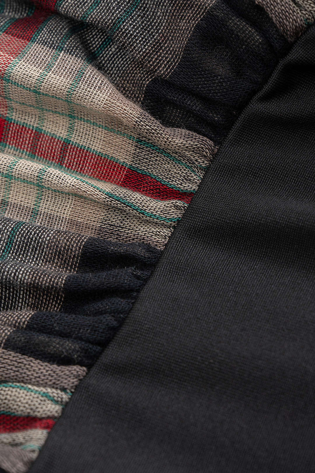 Plaid Print Long Sleeve Bodysuit