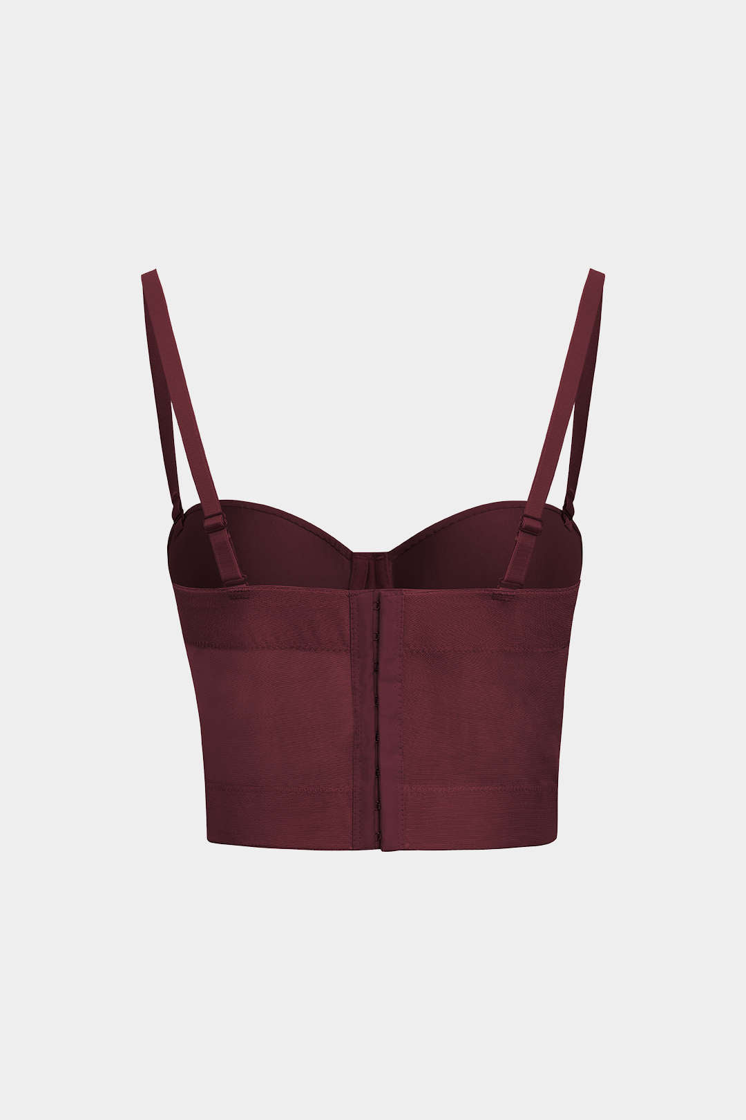 Top Bustier Con Malla Soporte Y Tela Transparente Elegante