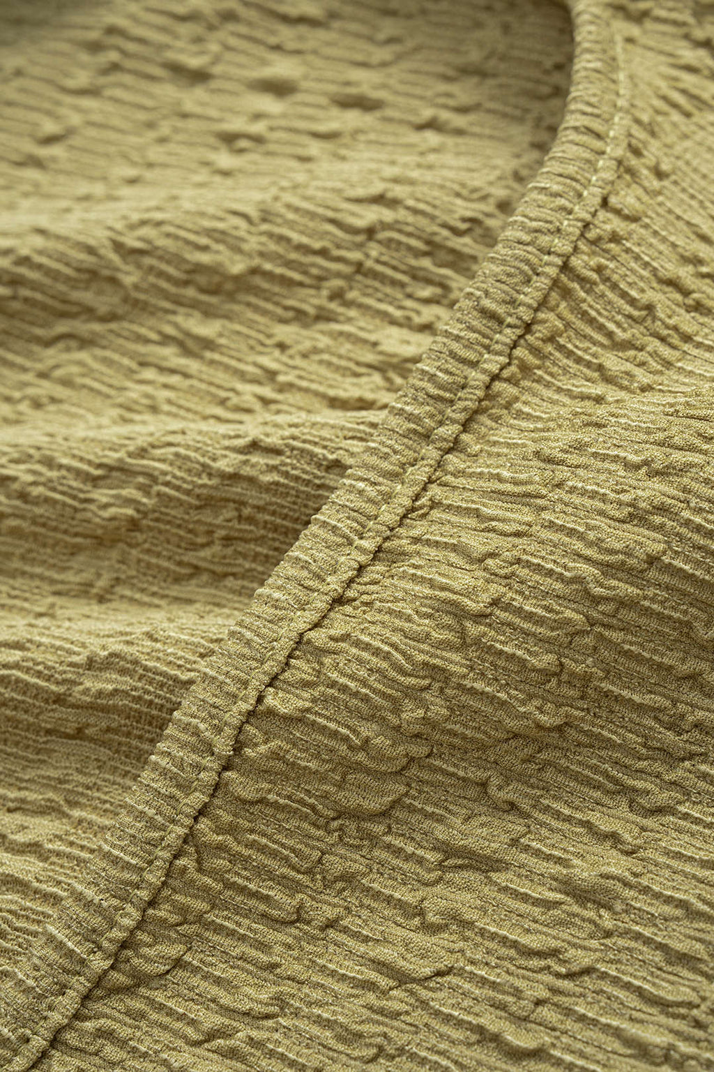 Knit Ribbed Square Neck Long-Sleeve Dress