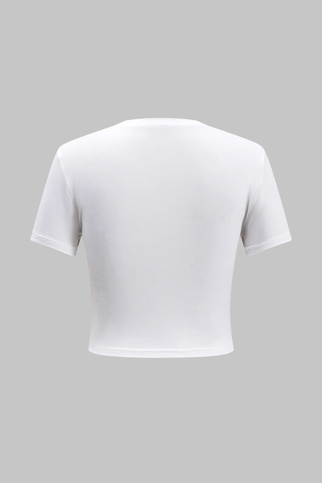 Camiseta De Manga Corta Mujer Estampado Floral Diario