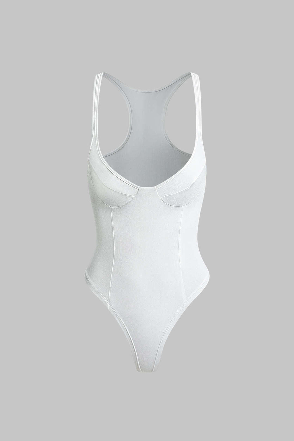 Bodysuit Bustier Cuello V Profundo Para Mujer Elegante