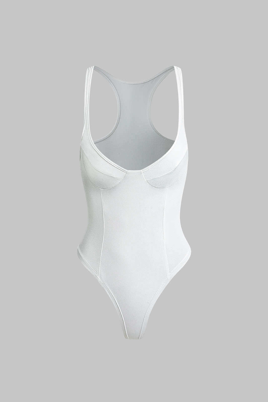 Bodysuit Bustier Cuello V Profundo Para Mujer Elegante