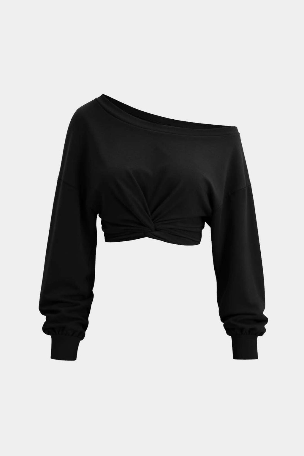 Twist Knot Long Sleeve Sweatshirt
