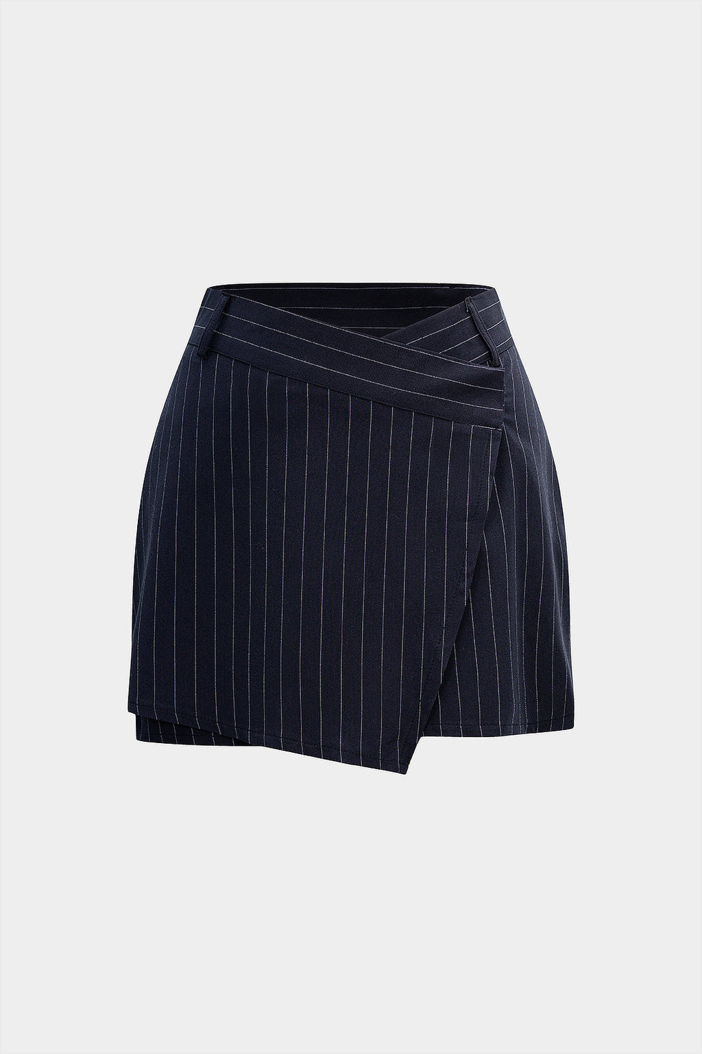 חצאית גבוהה עם הדפס פסים 