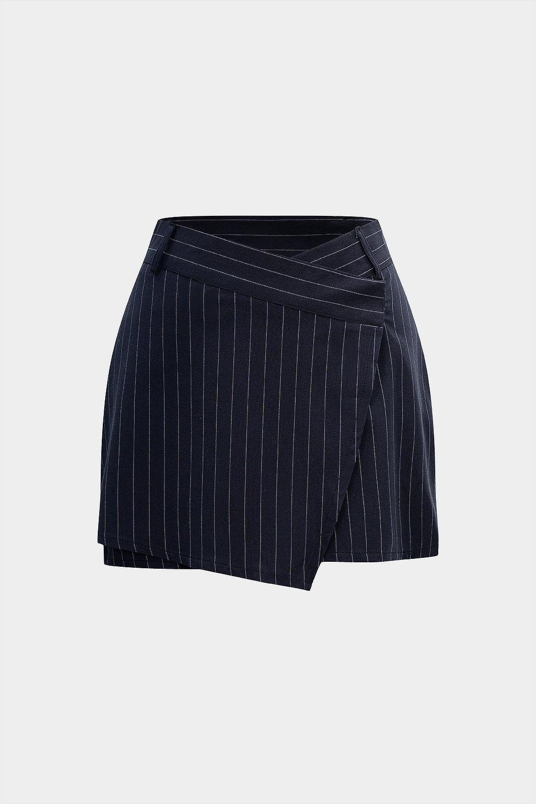 חצאית גבוהה עם הדפס פסים 