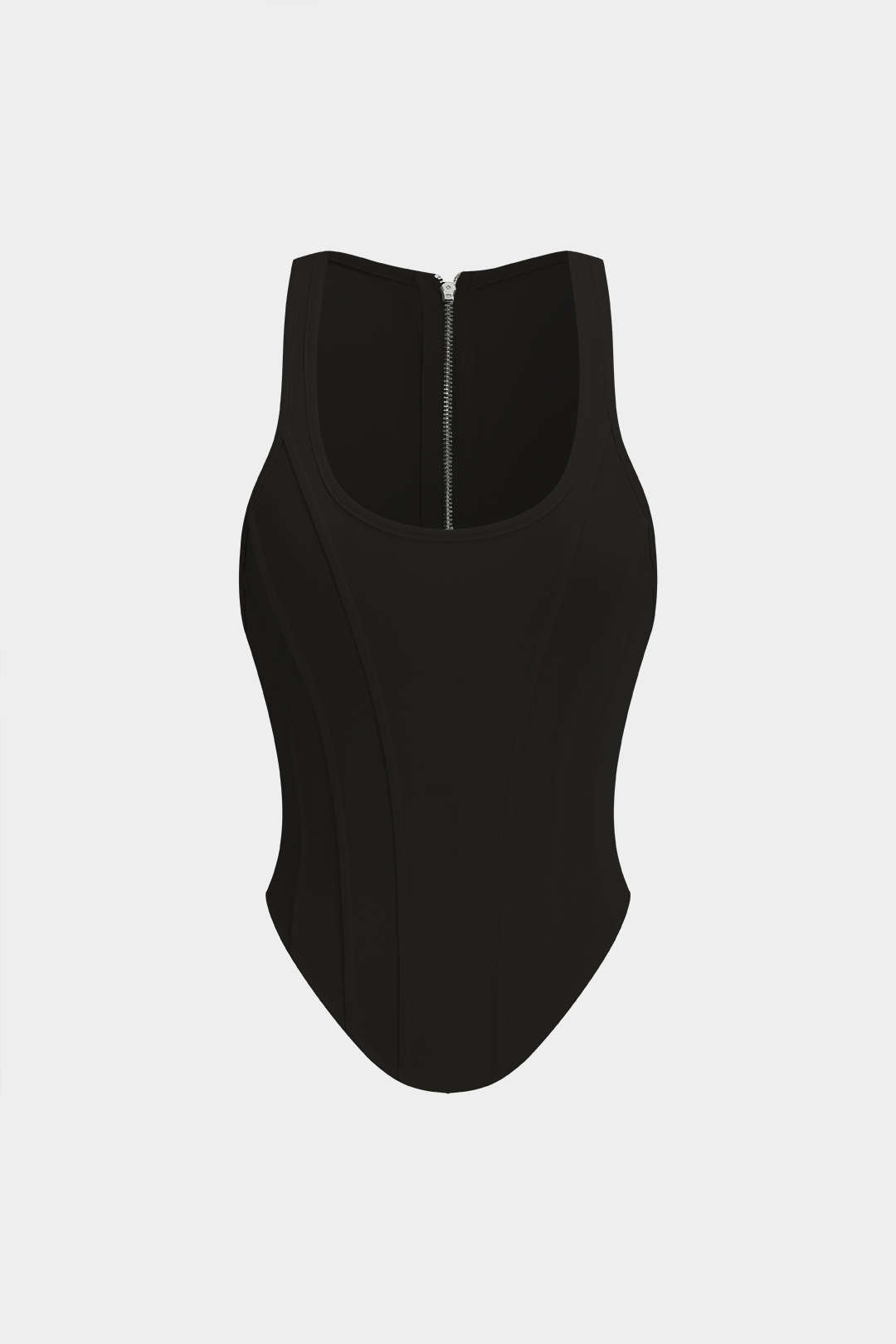 Corsé De Cordones Con Top Con Tirantes Silueta Definida
