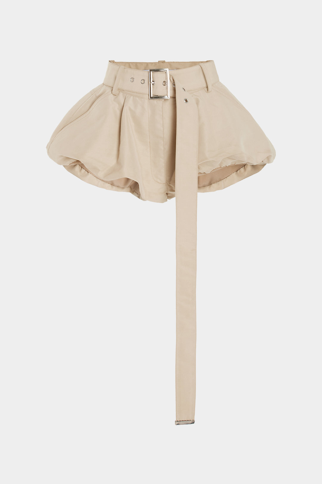 Shorts Minimalistas Con Cinturón Para Uso Diario Casual