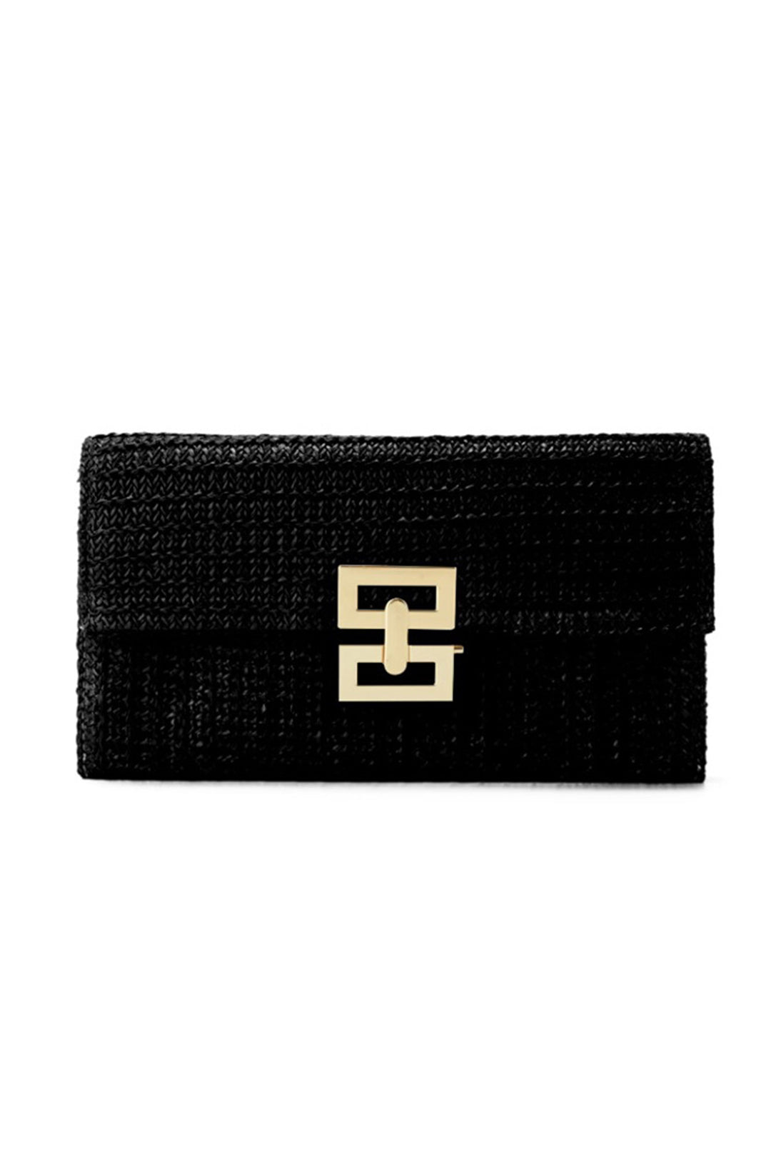 Clutch Tejido Saman Para Look Veraniego Elegante En Playa