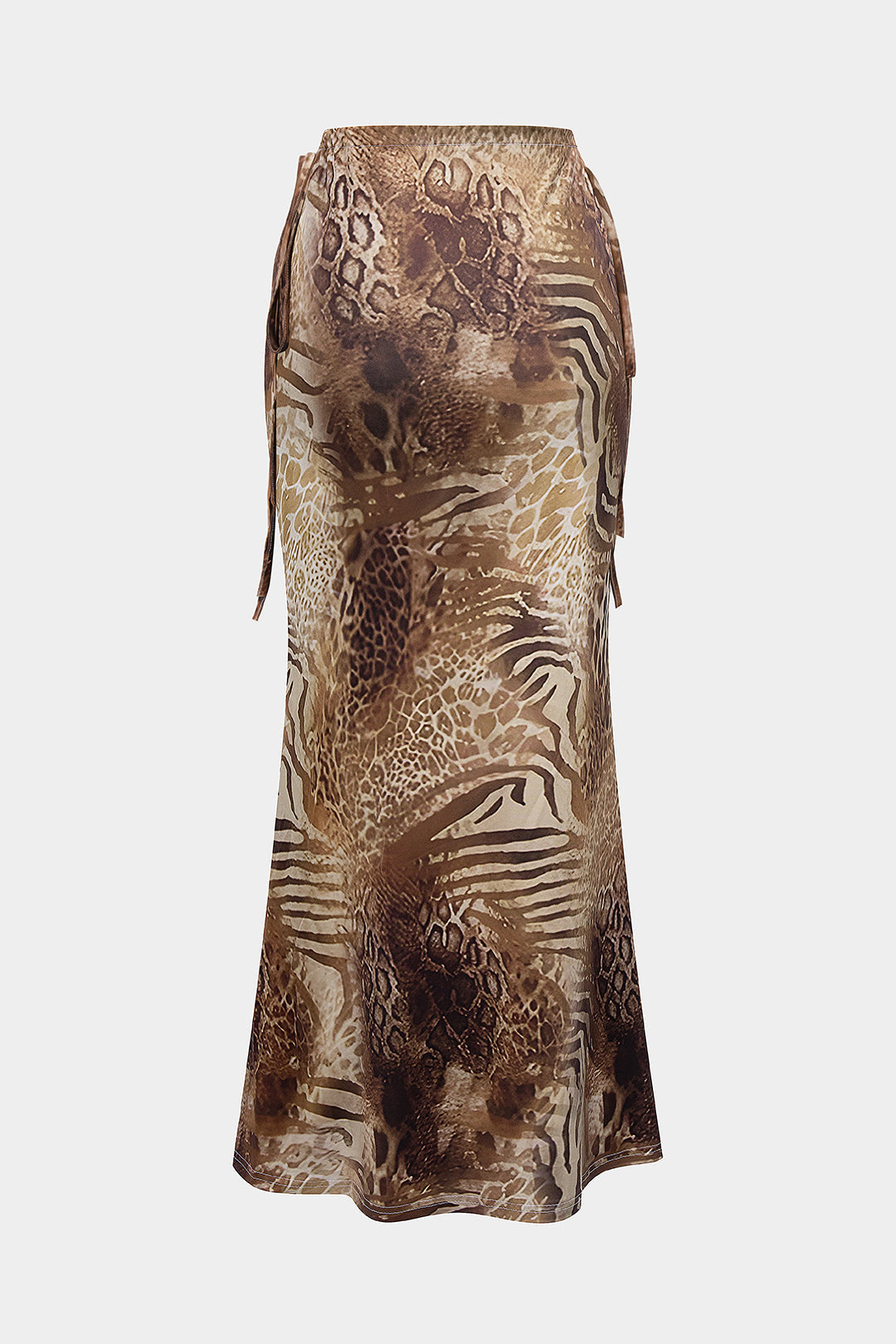 חצאית עם הדפס נמר 