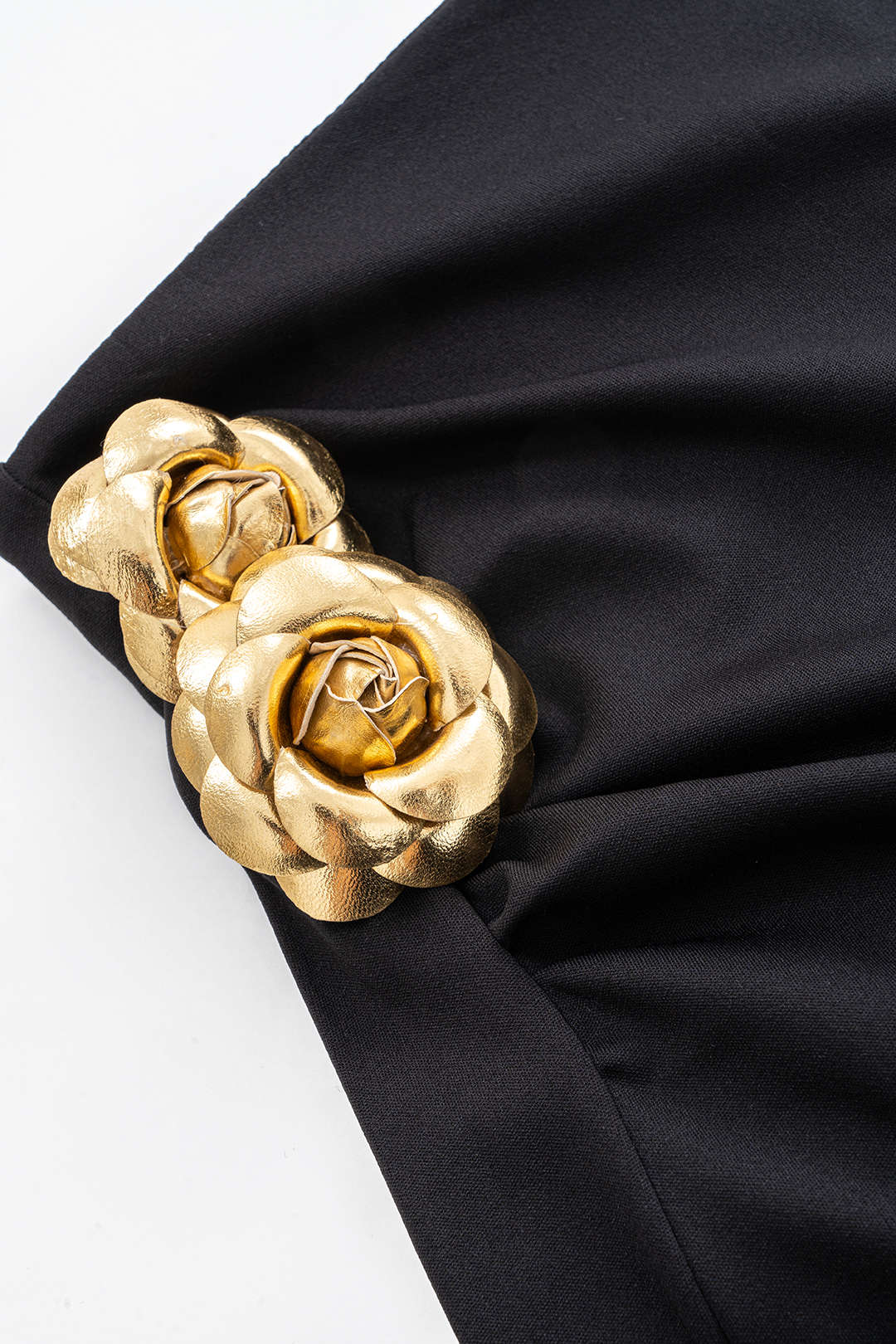 Conjunto Dos Piezas Blusa Y Falda Con Flores 3D Elegante