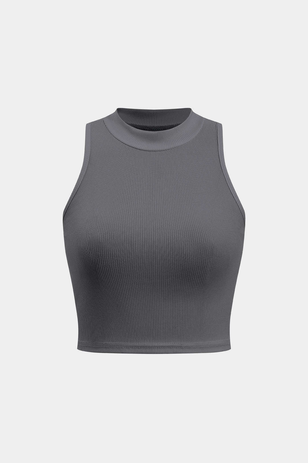 Camiseta Texturizada Sin Mangas Para Uso Diario Elegante