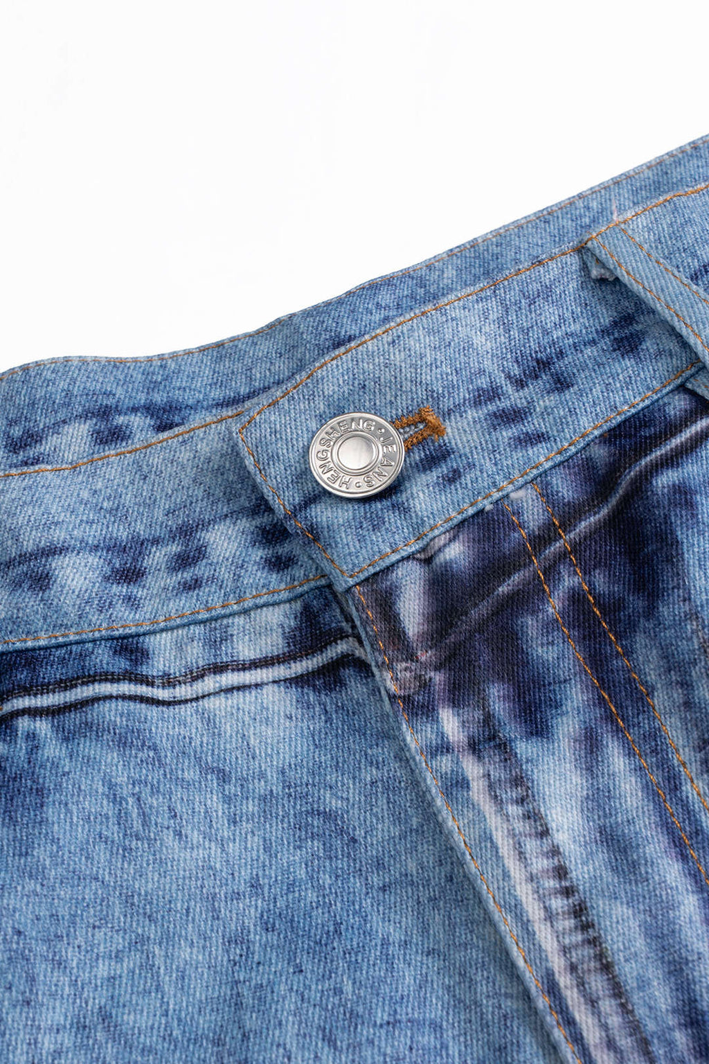 חצאית עם הדפס אבסטרקטי 