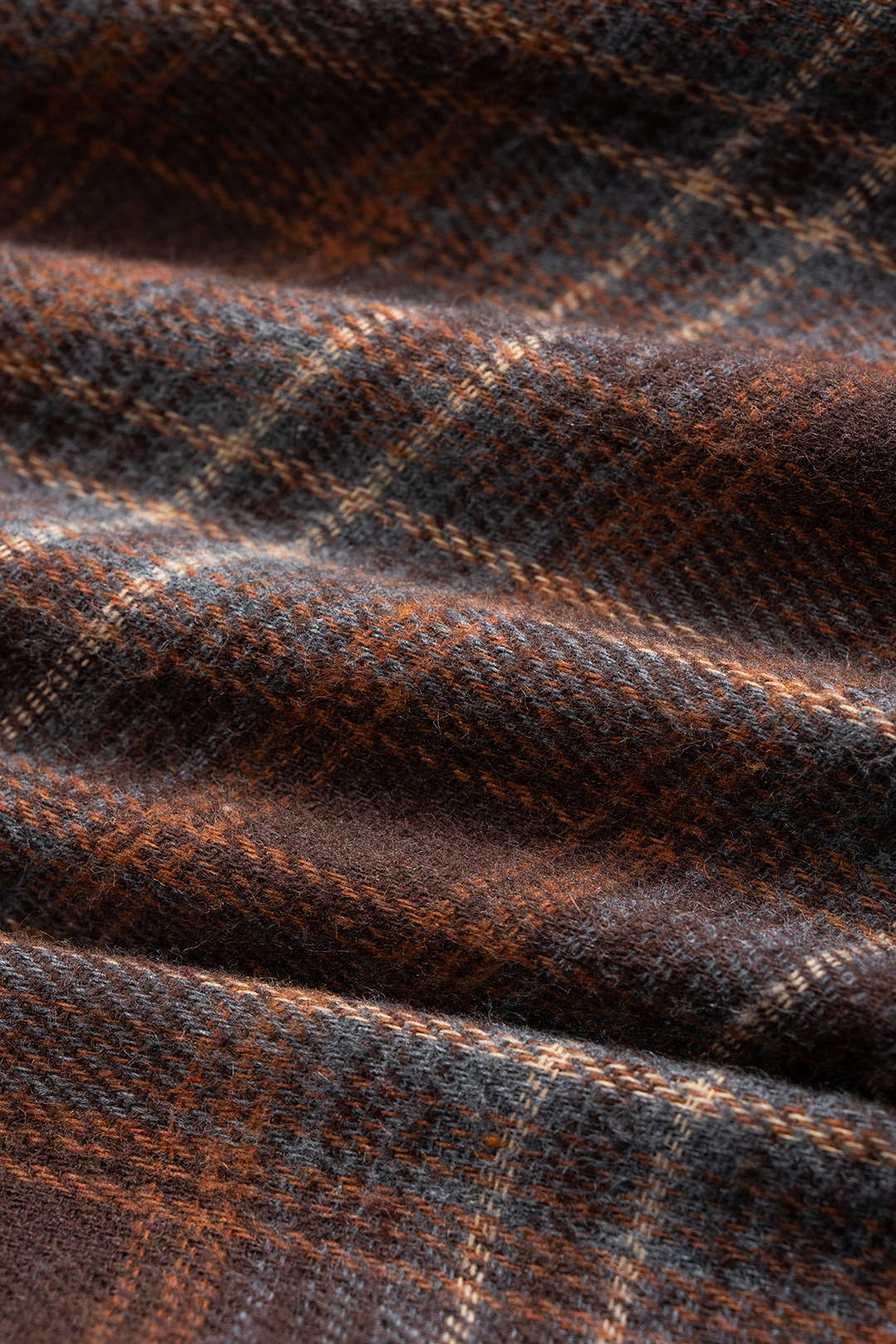 Plaid Print V-Neck Long Sleeve Bodysuit