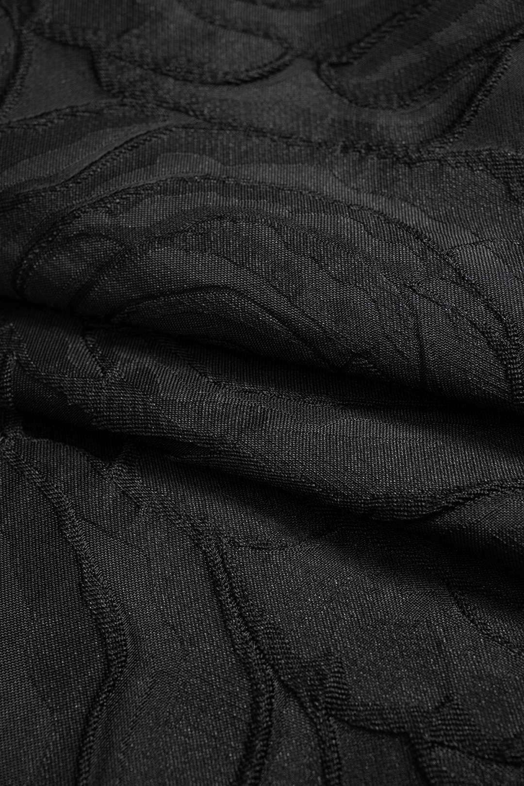 חצאית גבוהה עם הדפס פרחוני וגזרה נפוחה 