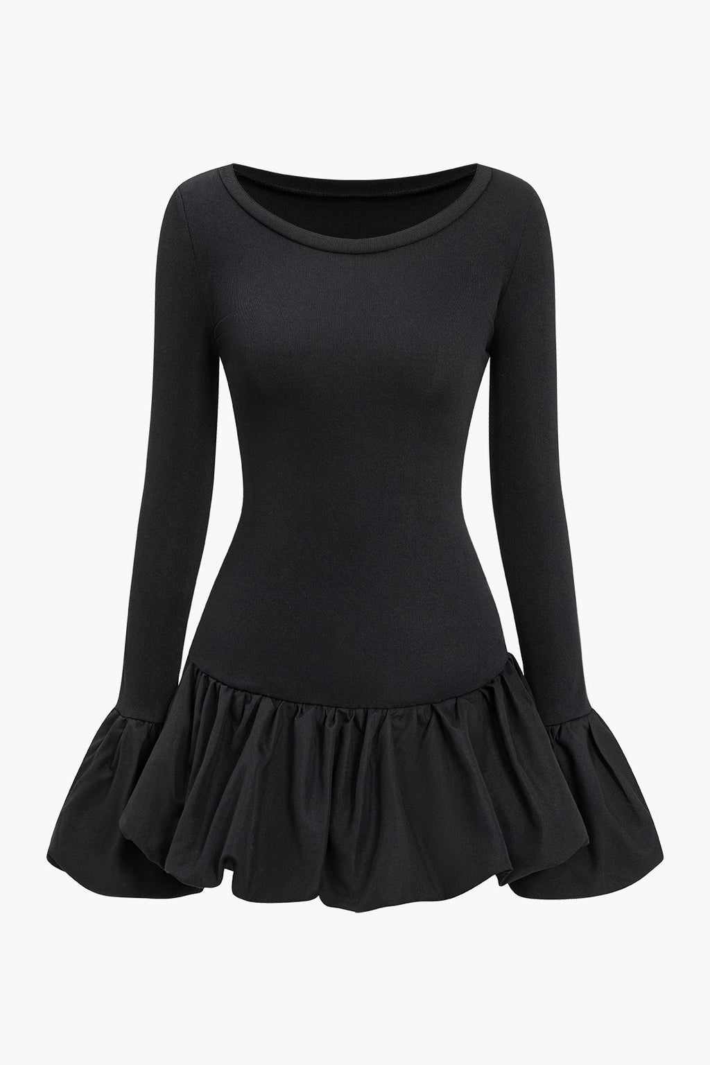 שמלת מיני מתרחבת אחידה 