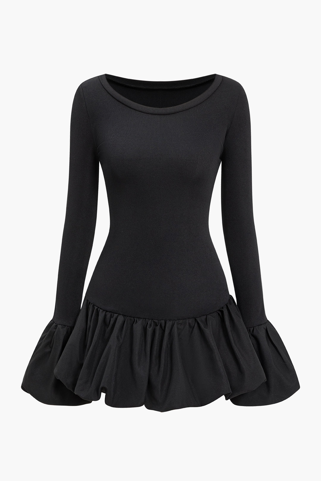 שמלת מיני מתרחבת אחידה 