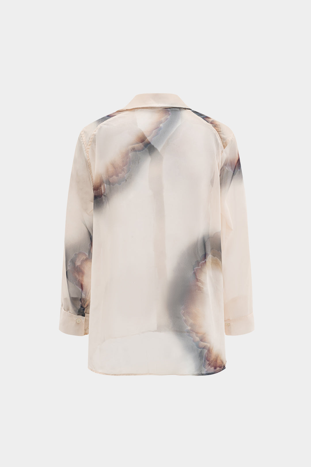 Blusa Elegante de Manga Larga con Estampado Floral