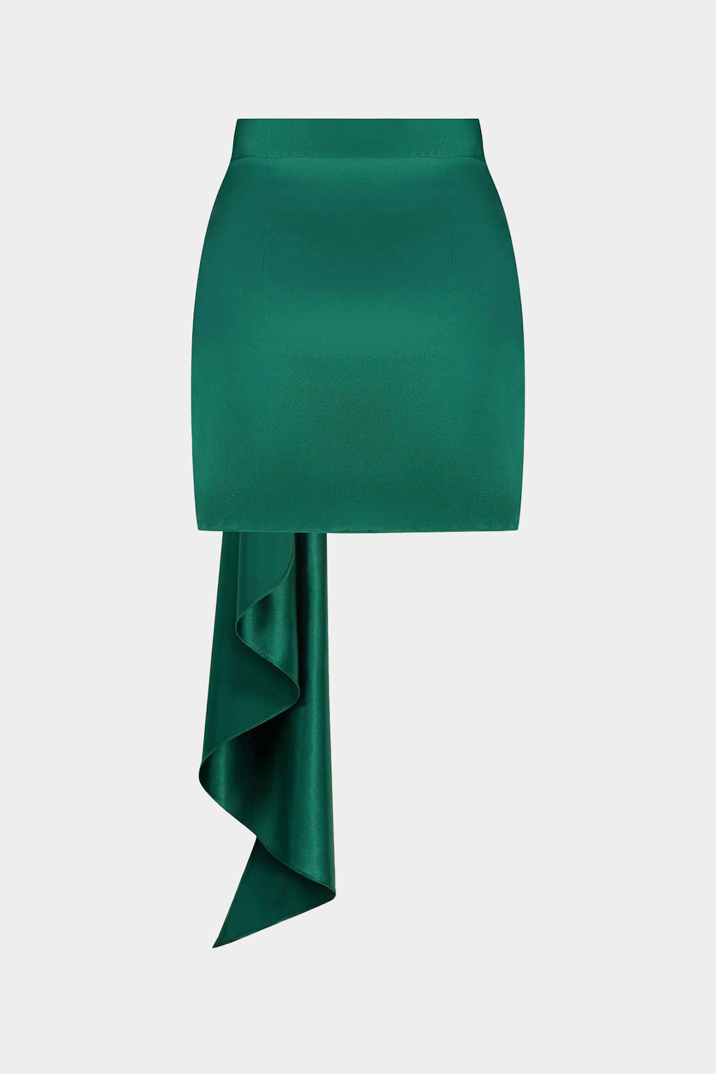 חצאית סאטן עם קשירה 