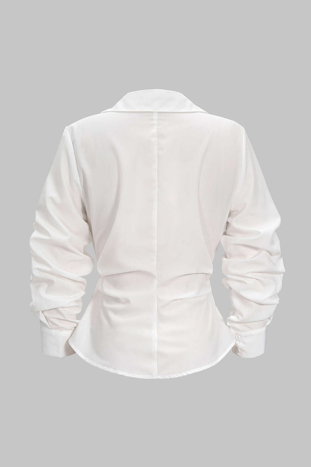 חולצה ארוכת שרוולים עם כפתורים וסגירה 