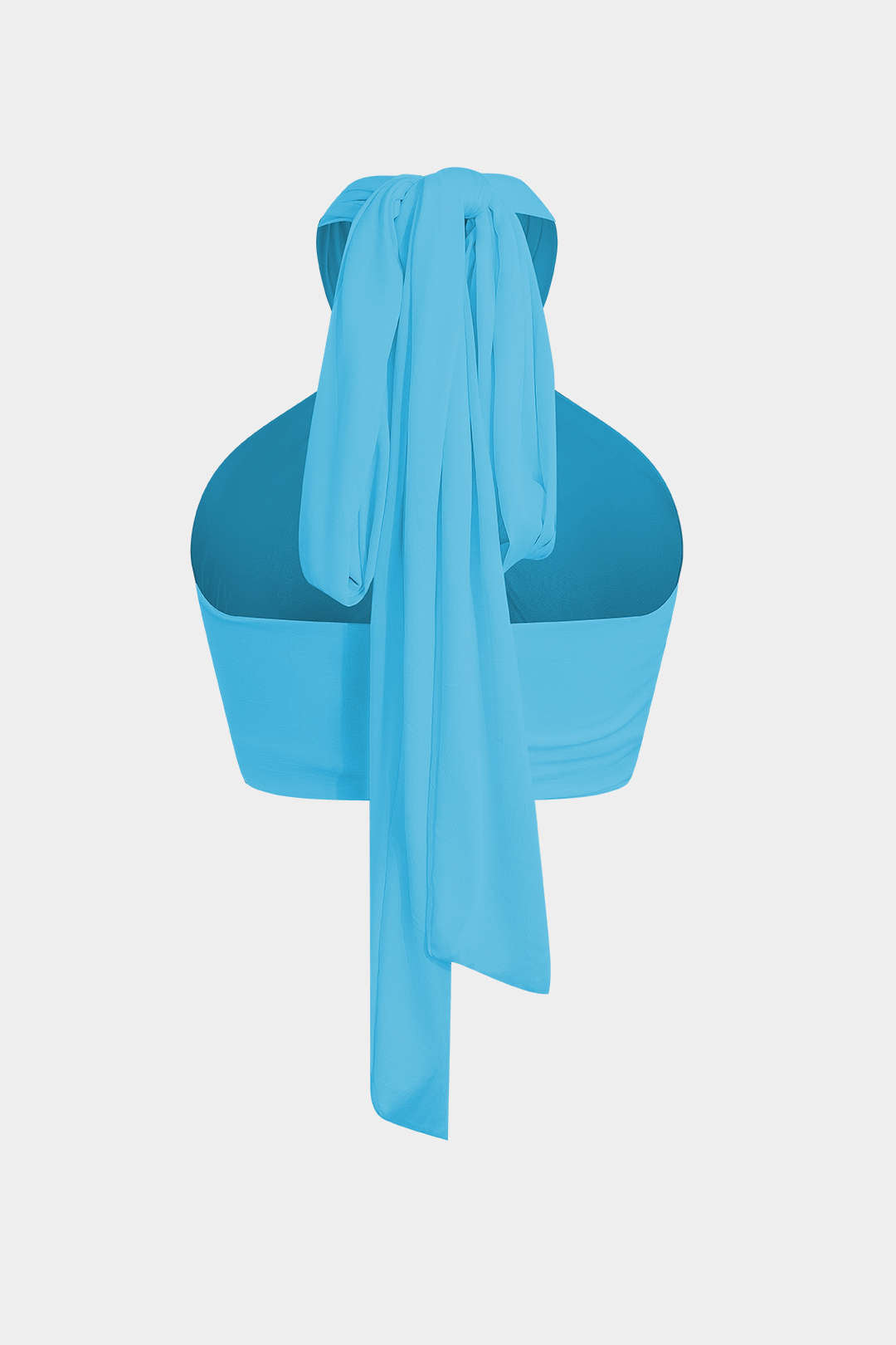 Top Halter Con Tirantes Espalda Cruzada Para Mujer Diario