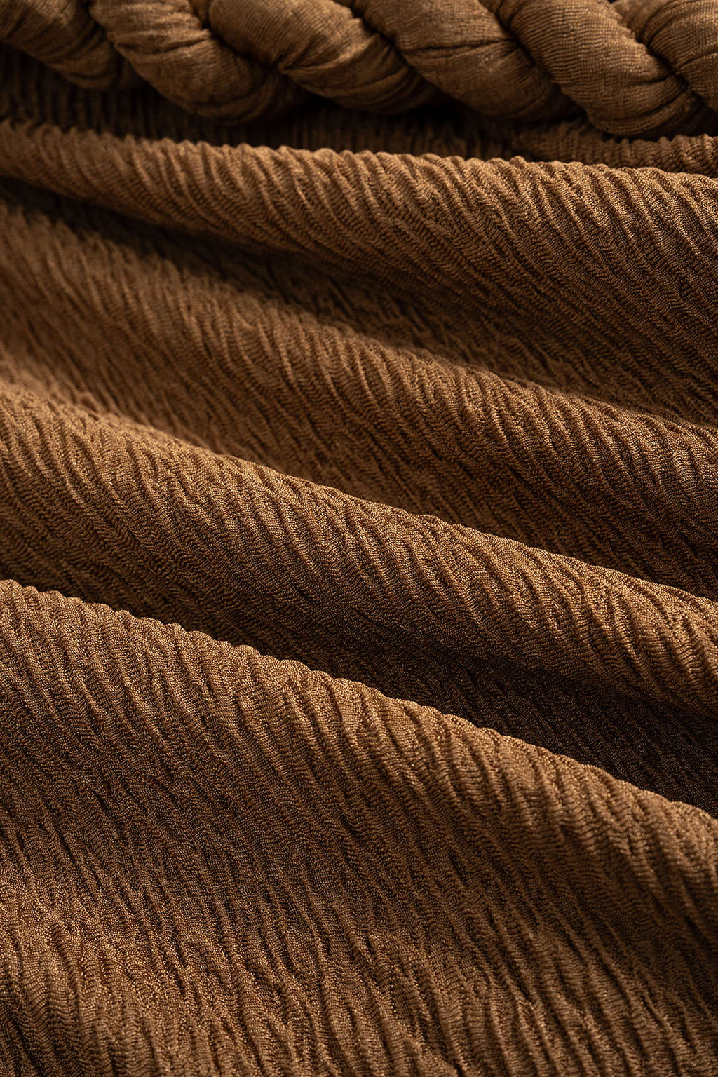 Twist Knot Ruched Asymmetrical Long Sleeve Mini Dress