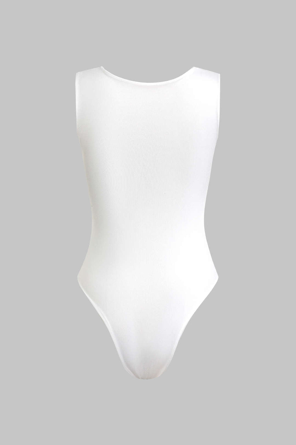 Bodysuit Minimalista Cuello Cuadrado Diario Para Mujer