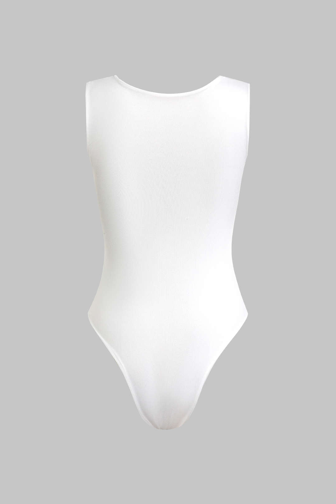 Bodysuit Minimalista Cuello Cuadrado Diario Para Mujer