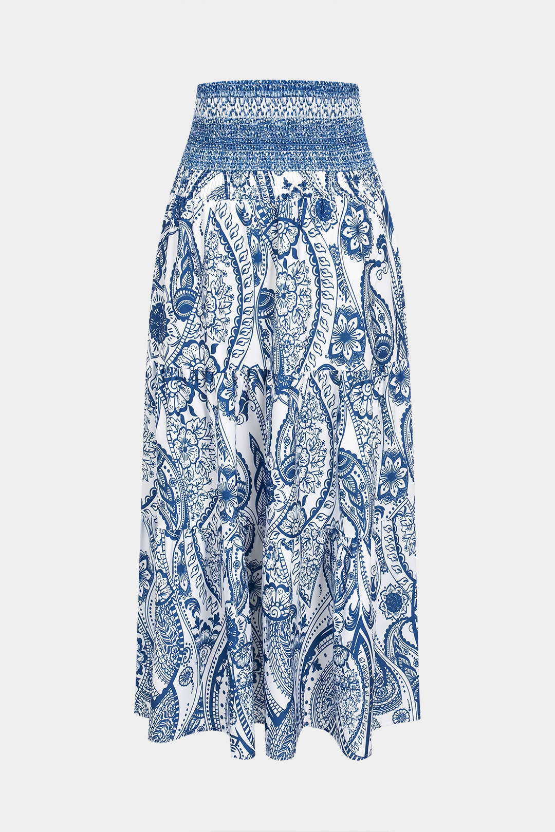 חצאית עם הדפס בוהמי 