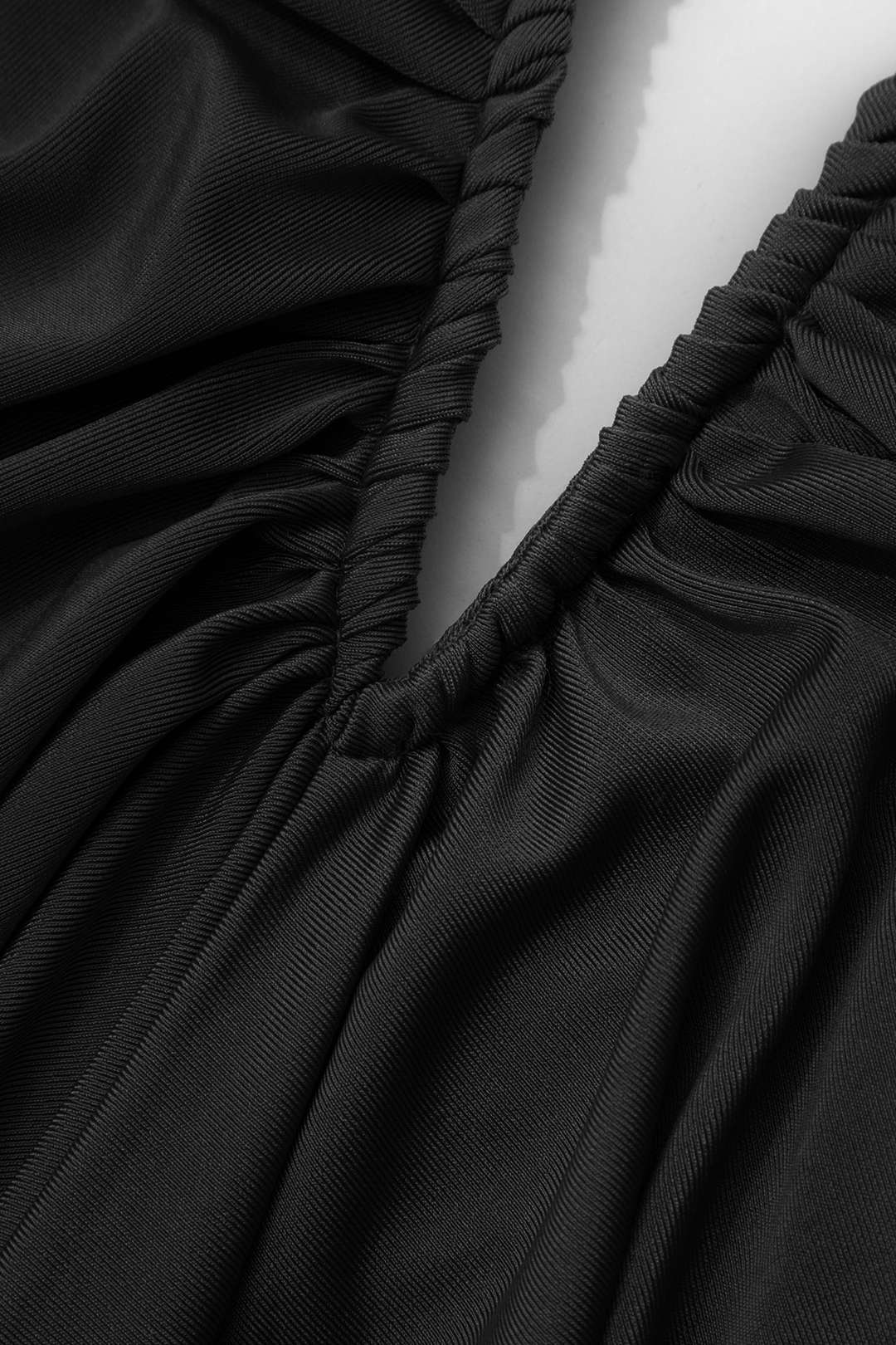 Conjunto Blusa Cuello En V Falda Maxi Cintura En V Elegante