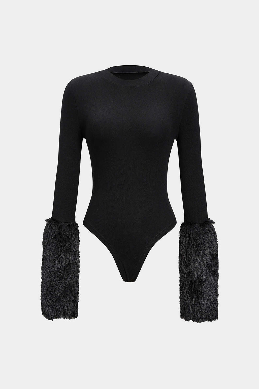 בגד גוף פרווה עם שרוולים ארוכים 