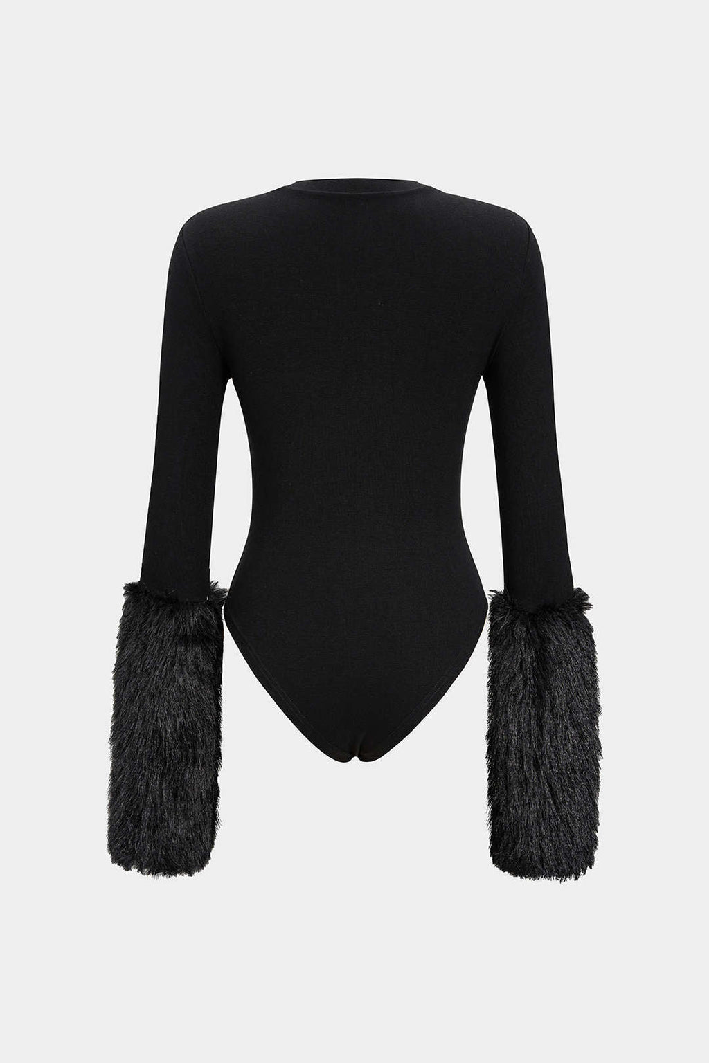 בגד גוף פרווה עם שרוולים ארוכים 