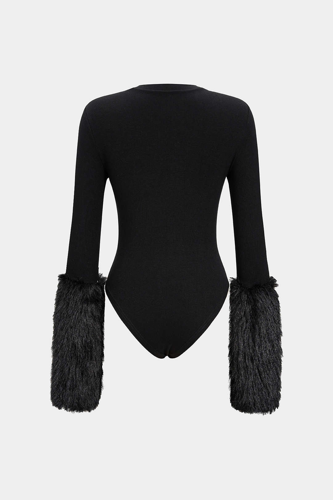 בגד גוף פרווה עם שרוולים ארוכים 