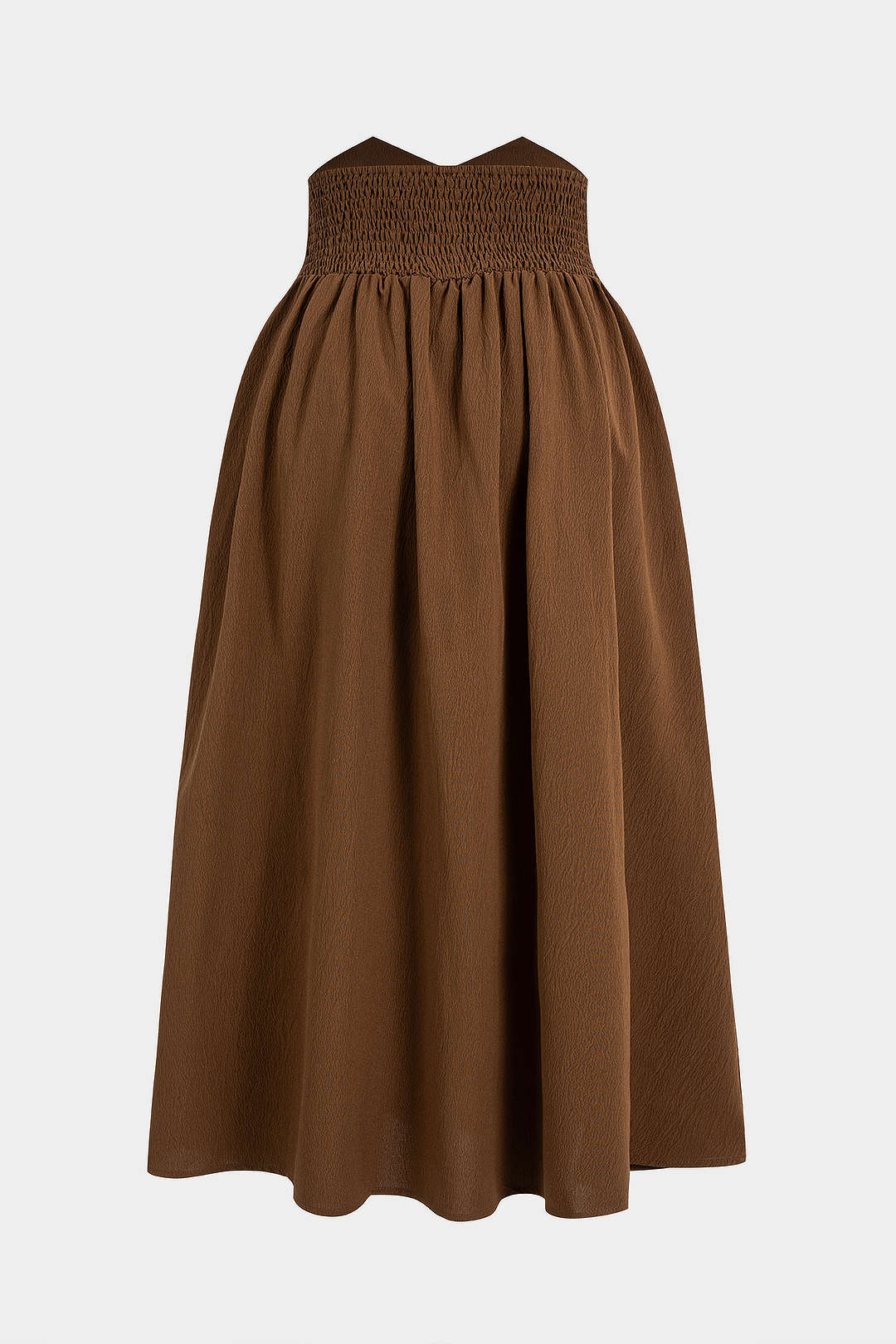 חצאית גבוהה עם כפתורים ומחשוף 