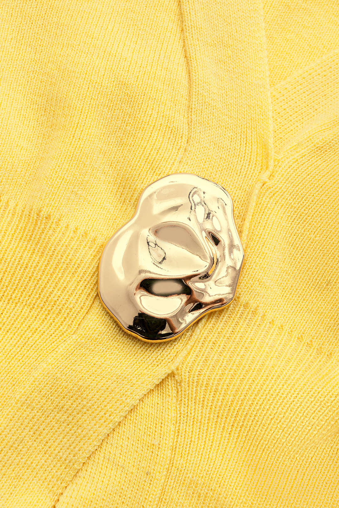 Blusa De Punto Sin Mangas Con Botones Silueta Elegante