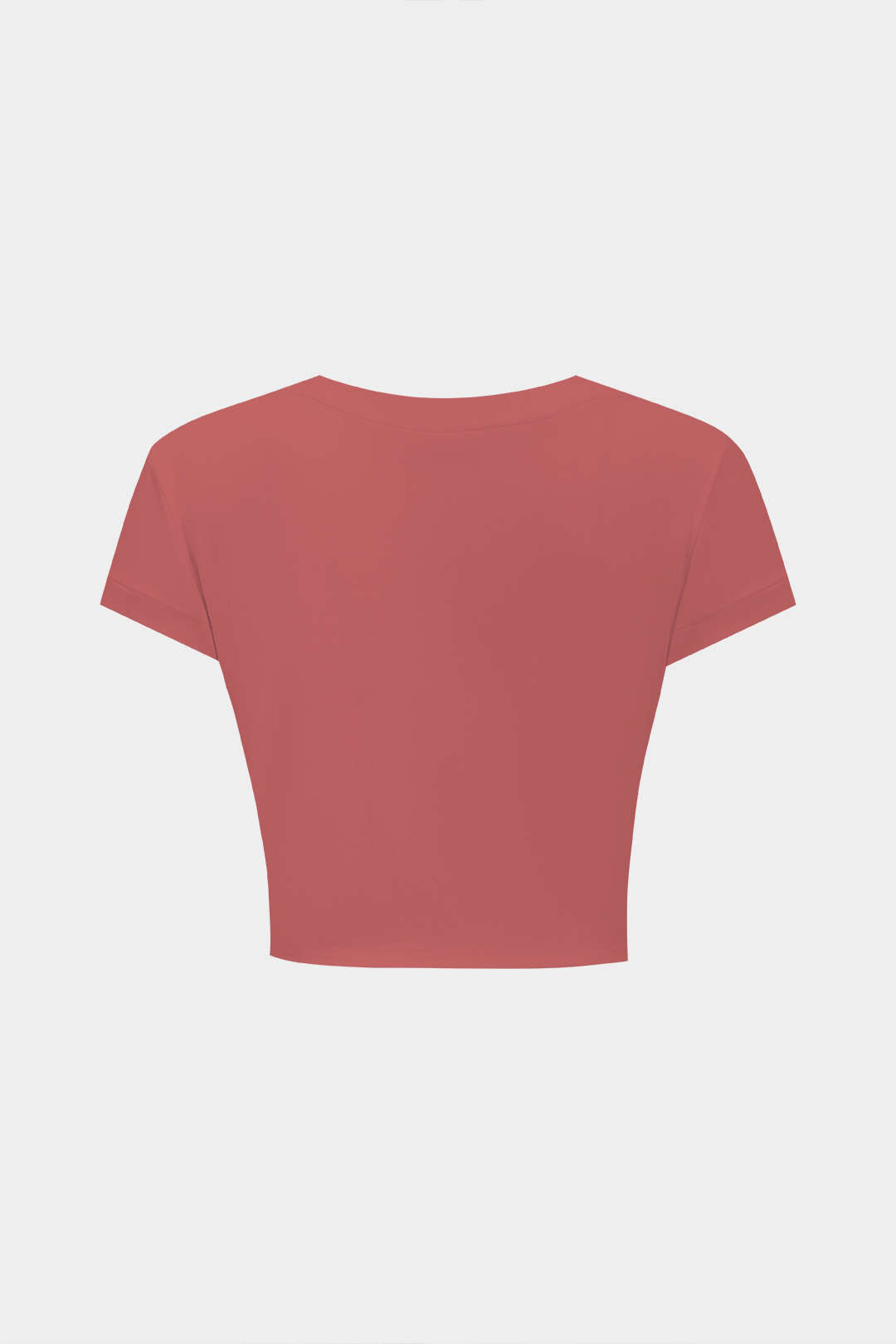 Camiseta Manga Corta Con Lazo Silueta Minimalista Elegante