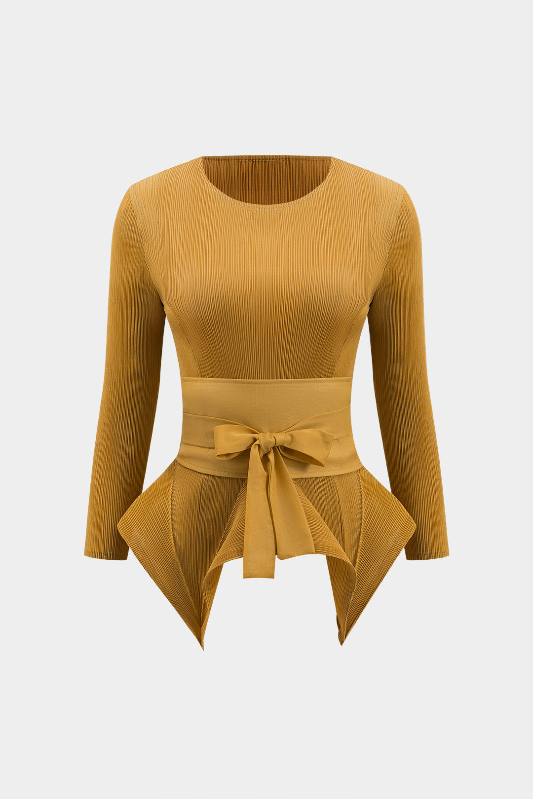 Conjunto Dos Piezas Blusa Cuello Lazo Y Falda Plisada