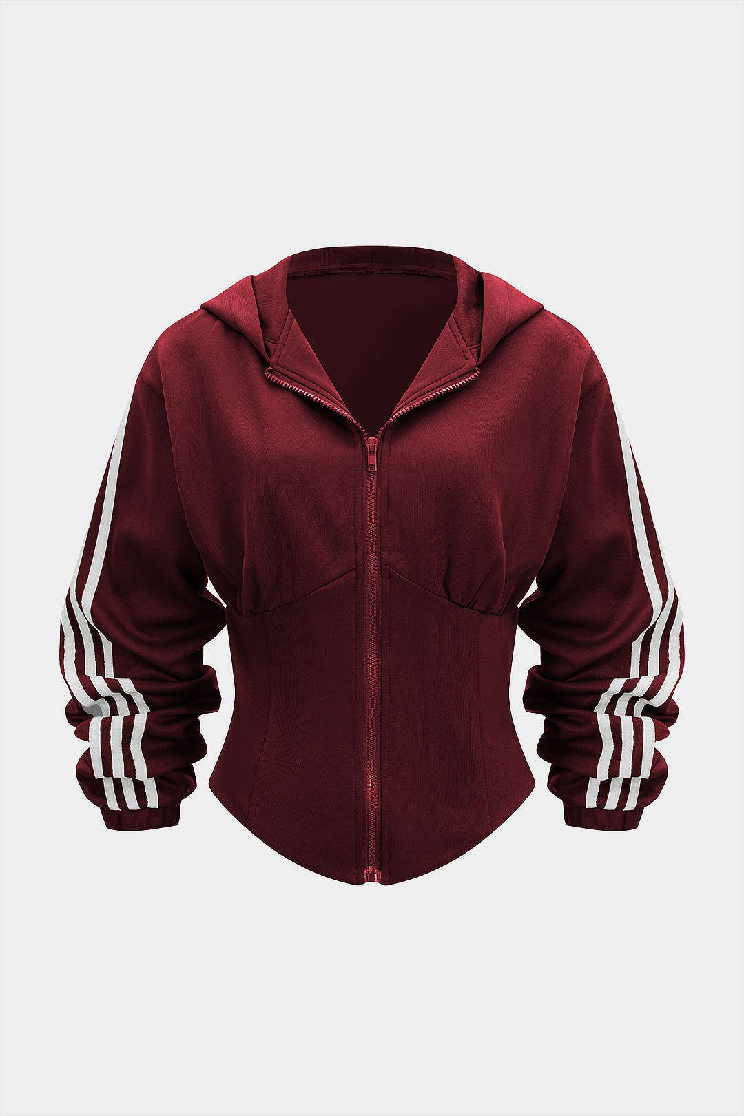 קפוצ'ון עם רוכסן ניגודי 