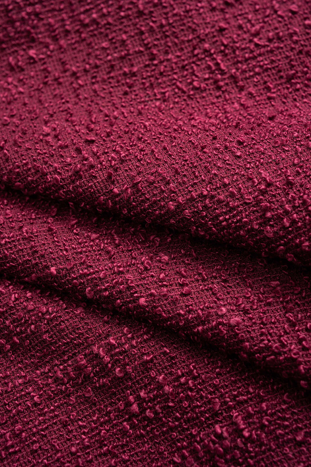 Metallic Decor Texture Long-Sleeve Top