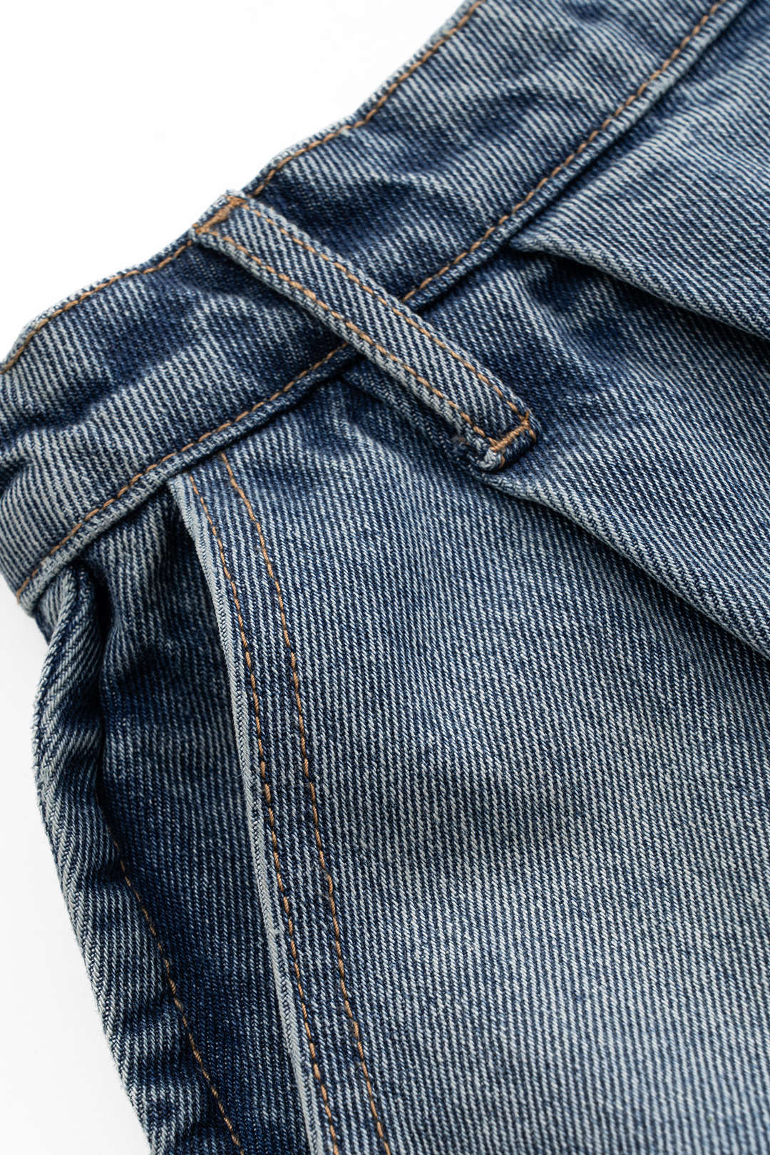 Minifalda Denim Volantes Estilo Moderno Silueta Elegante