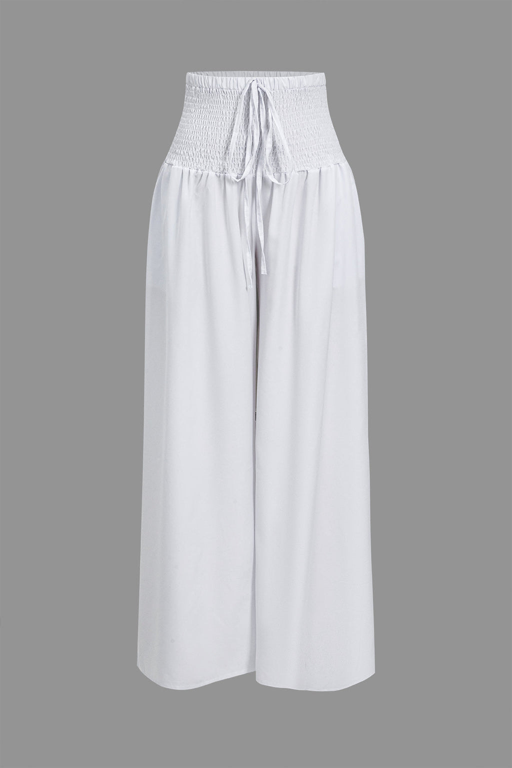 Conjunto Dos Piezas Top Volantes Y Pantalón Pierna Ancha