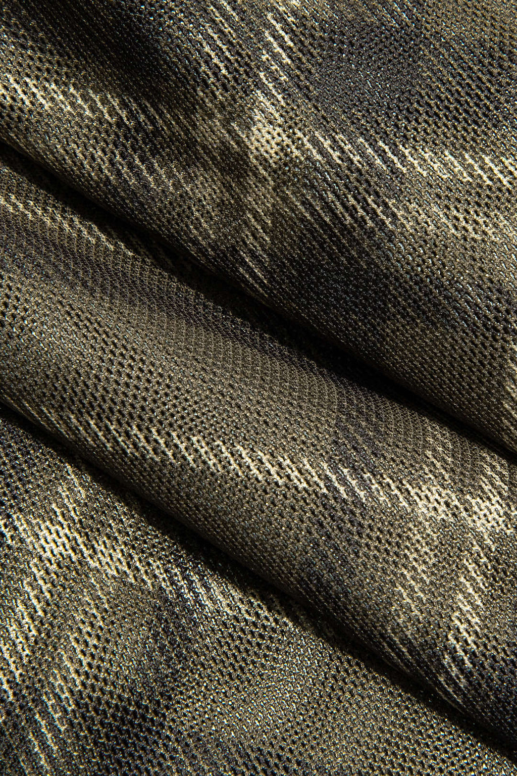 חצאית מיני עם קשירה בחזית והדפס משובץ 