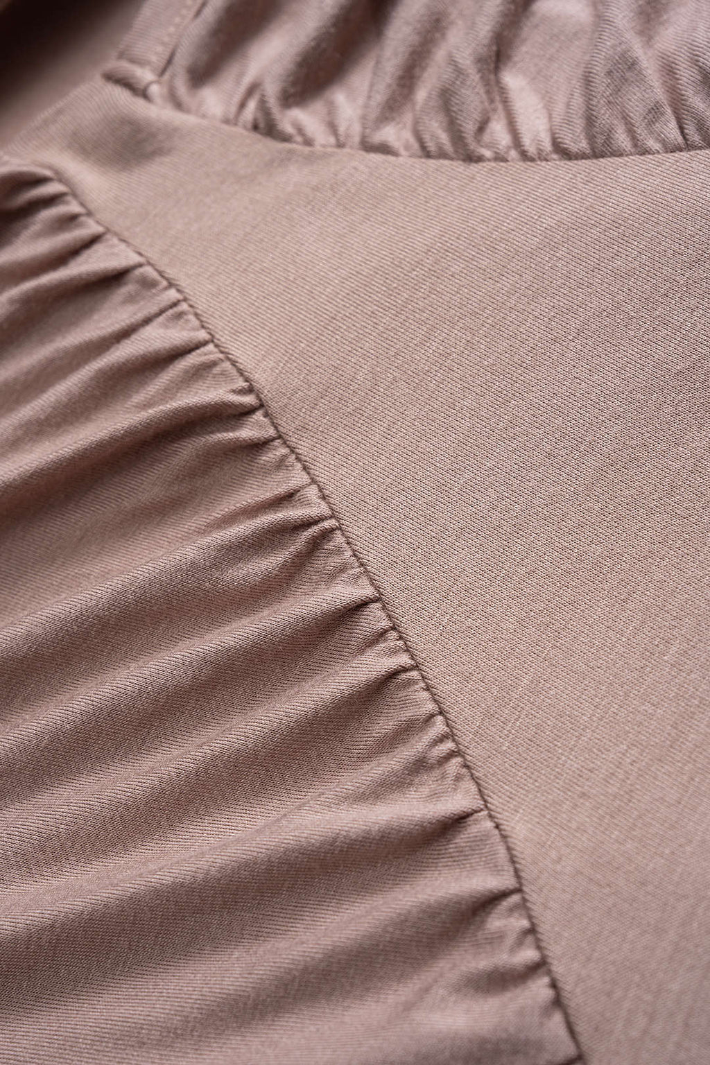 V-Neck Batwing Sleeve Ruched Maxi Dress