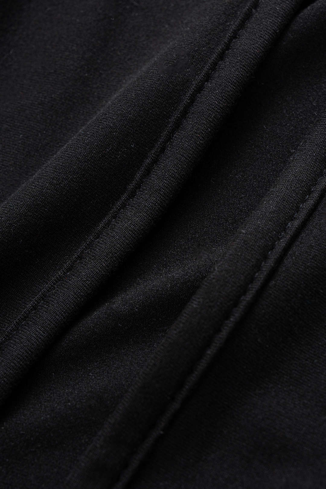 Cut Out Asymmetrical Neck Ruched Long-Sleeve Top