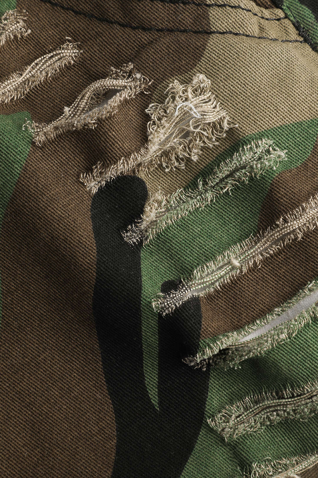 Pantalones Cortos Cargo Camuflaje Desgastados Diario