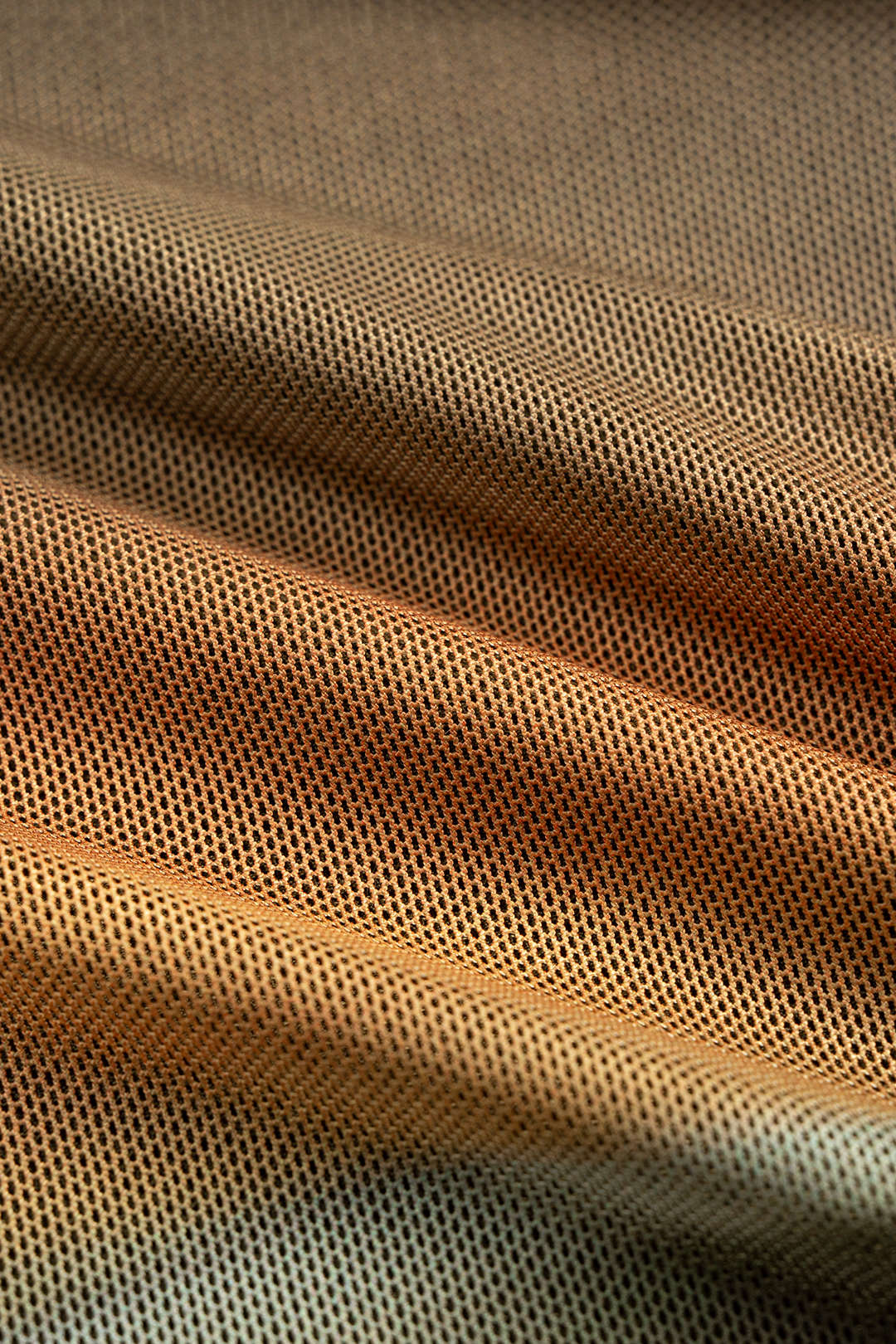 Ombre Print Mesh Ruched Boat Neck Long Sleeve Bodysuit