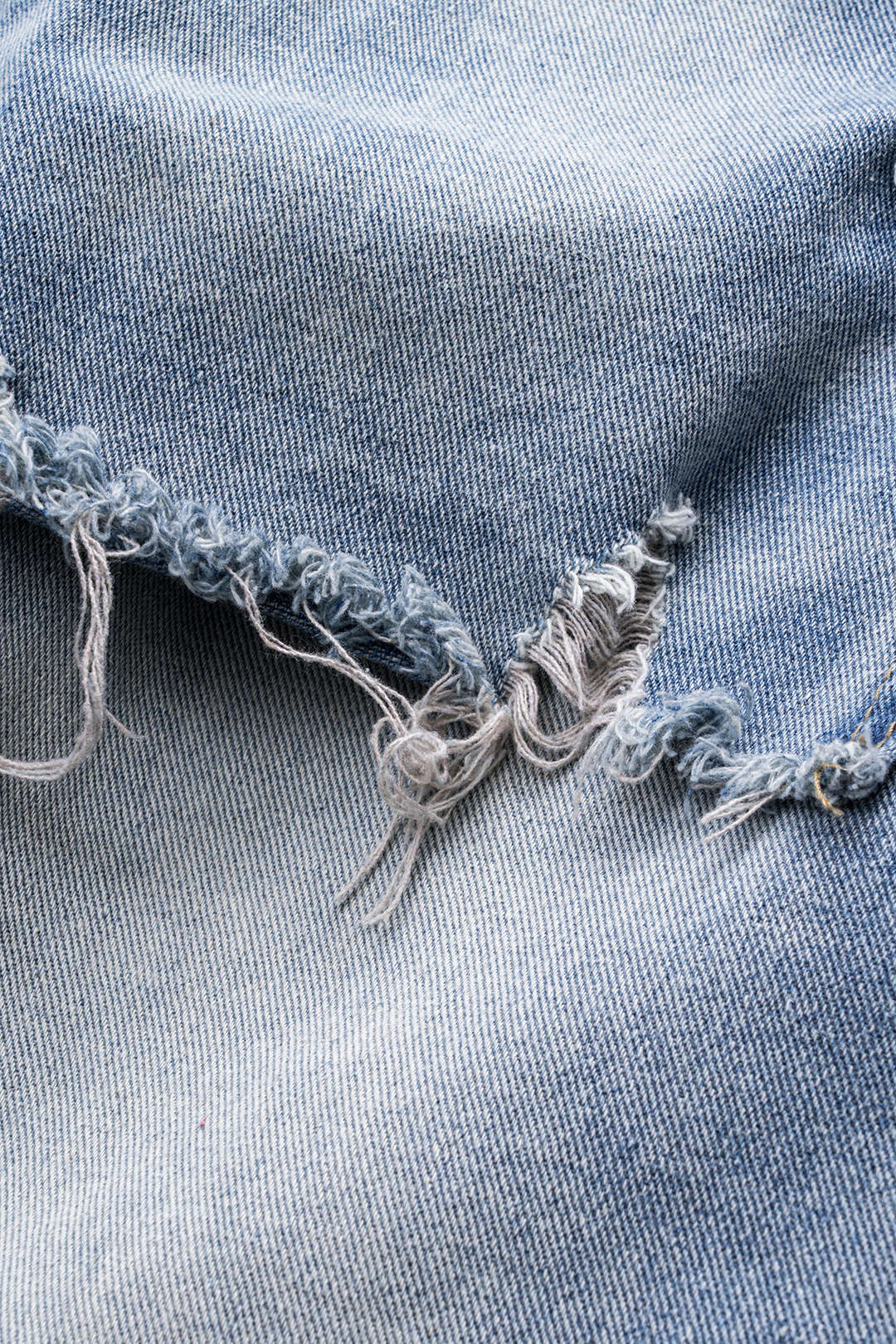 Jeans Rectos Con Detalles Patchwork Denim Para Uso Diario