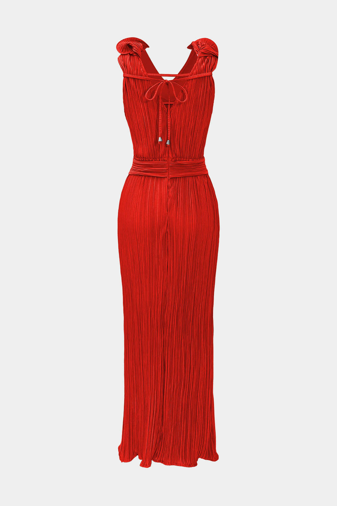 Vestido Midi Con Cuello En V Y Textura Floral 3D Sutil