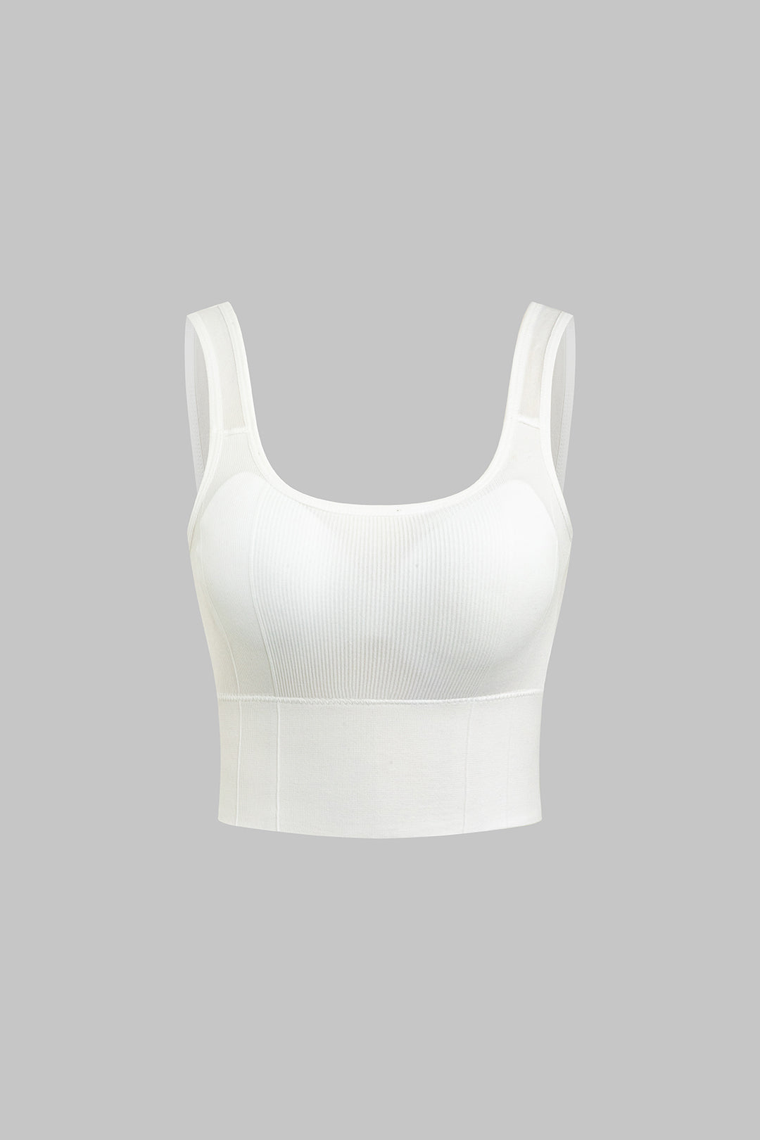 Blusa Texturizada Sin Mangas Con Espalda Descubierta