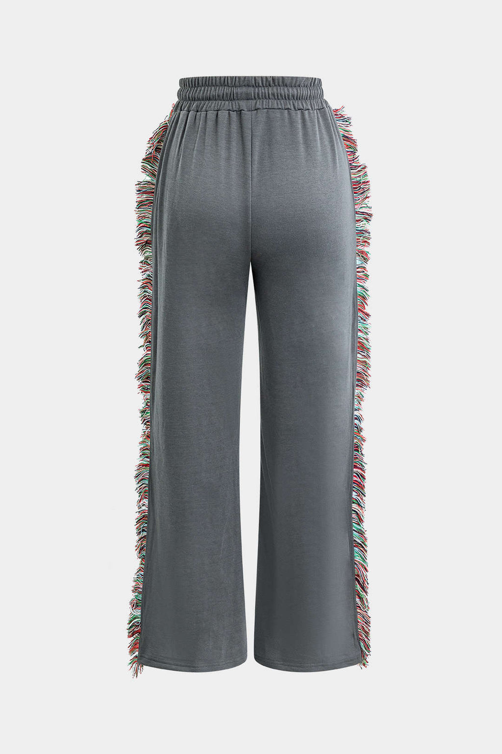 Conjunto Dos Piezas Camiseta Impresa Pantalones con Borlas