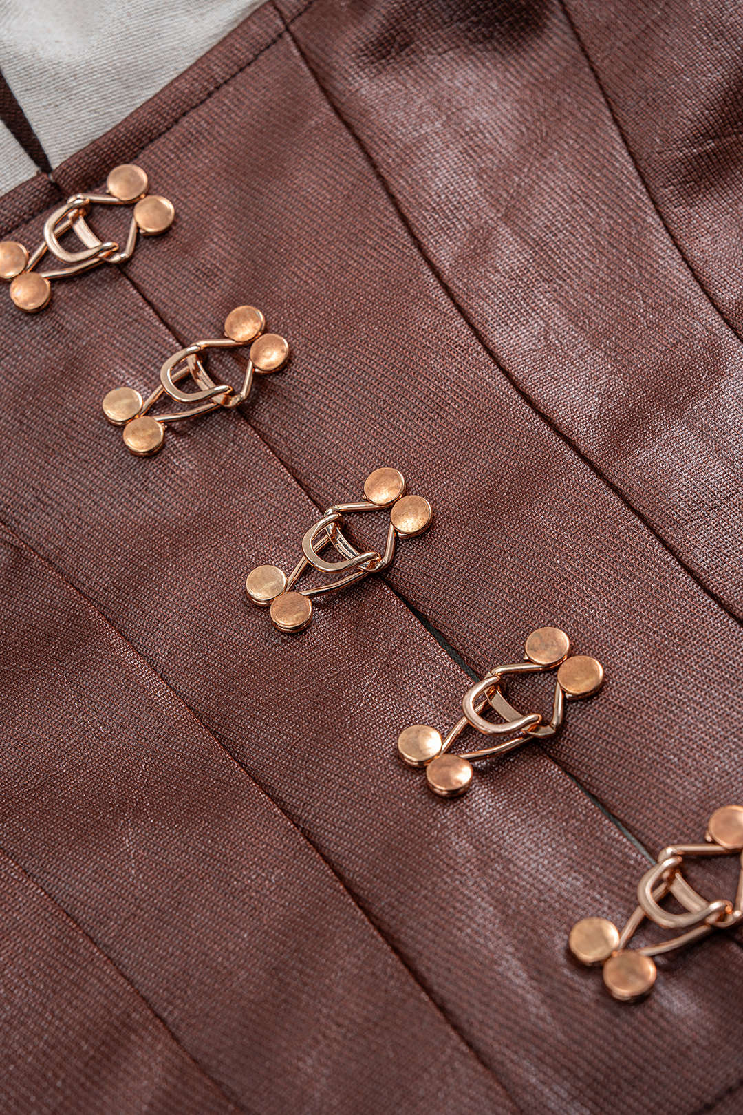 Faux Leather Patchwork Asymmetrical Hem Long Sleeve Maxi Dress